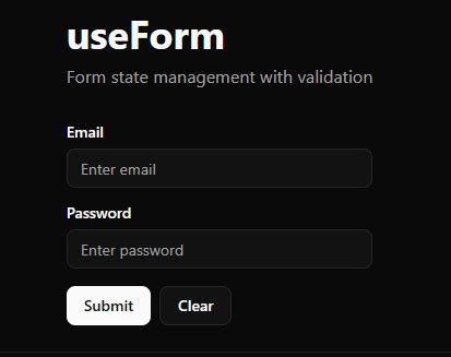Use Form - Devsloka Components