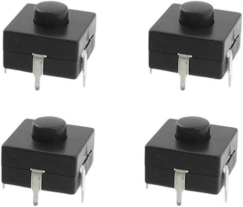4 Pin Vertical Mini Latching Tactile ON-ON-ON-OFF Push Button Switch ...