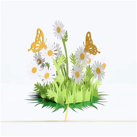 Buy DKT Handmade Flower 3d card, Pop up flower cards, Greeting Cards ...