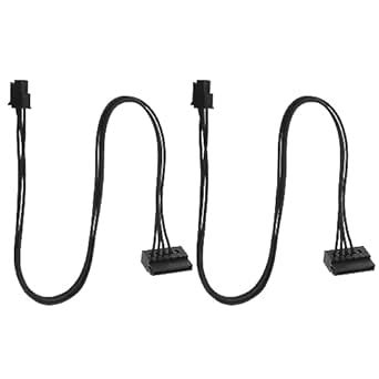 Create idea 2Pcs Mini 4Pin to SATA Power Cables Mini 4 Pin to 15 Pin ...