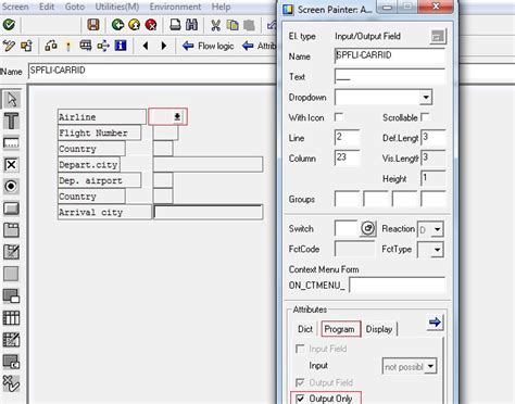 Module Pool and Screen Creation 的图像结果