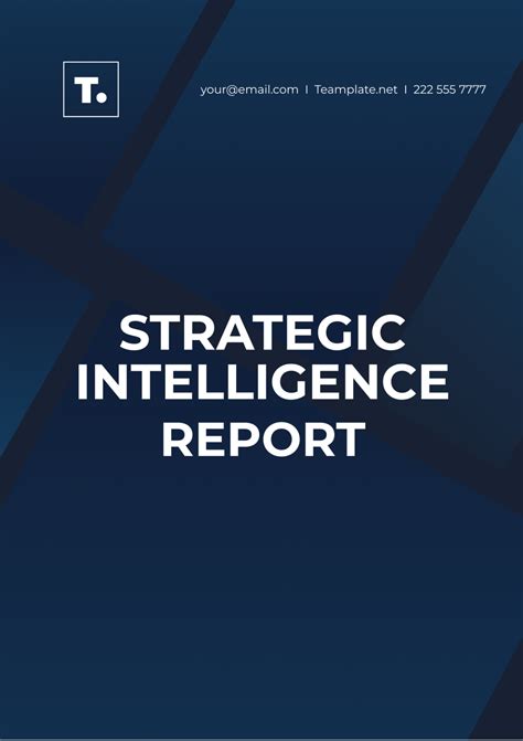 Image result for Strategic Intelligence