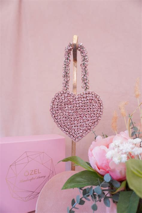 Rhinestone Mini Heart Bag – Ozel