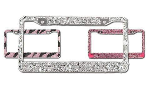 Image result for Custom Bling License Plate Frames