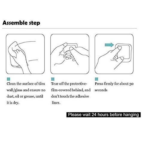 AM6361 Multipurpose Rectangular Steel Adhesive Hooks (Pack of 6) – Amd ...
