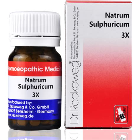 BUY Dr. Reckeweg Natrum Sulphuricum 3X 20g DISCOUNT 55% OFF CoD ...