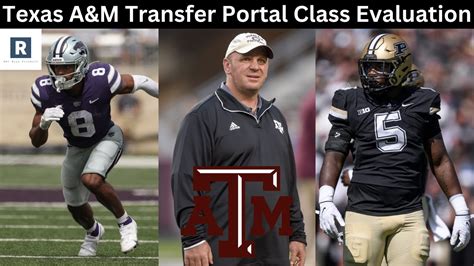 Texas A&M Transfer Portal Update | Evaluating Mike Elko's Transfer ...