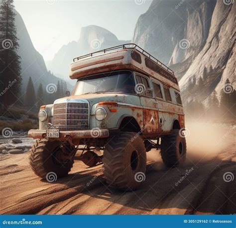 Rusty Dirt Offroad 4x4 Lifted Vintage Custom Camper Conversion Jeep Overlanding In Mountain ...