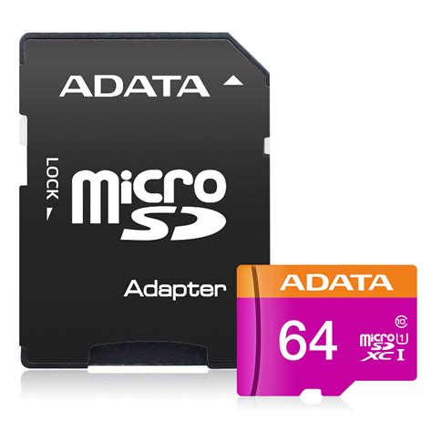 MICRO SDHC KARTICA SA ADAPTEROM ADATA 64GB CLASS-10 *MD *SR | B2B ...