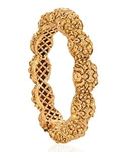 Buy J S Jewel Fashioners Traditional 22K Gold Plated Brass Free Size ...
