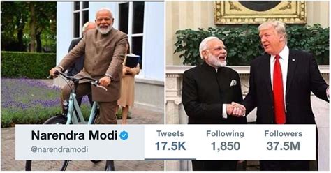 PM Narendra Modi Is The Second Most - Tweeted World Leader After US ...