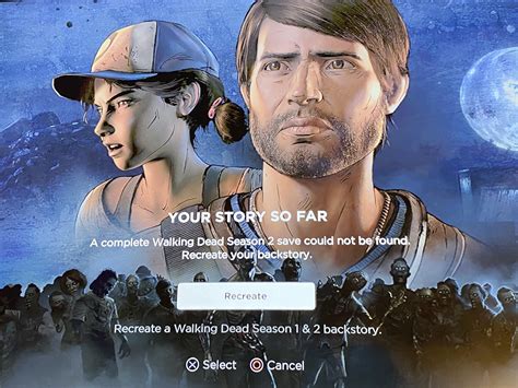 TWD season 1 & 2 is finished but won’t transfer over to New Frontier ...