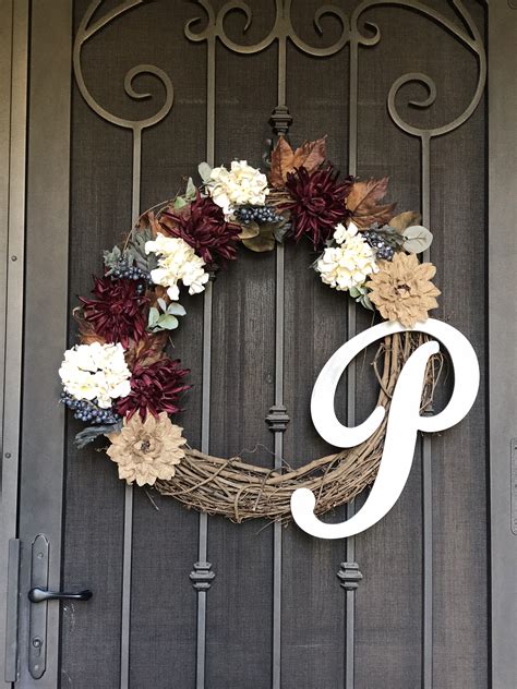 My fall wreath with pieces from Hobby Lobby! | Fall wreath, Wreaths, Fall