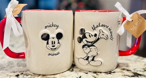 New Rae Dunn x Disney's Mickey Mouse ceramic coffee mug THAT SURE IS S ...