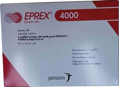 Eprex 4000 IU Injection (0.4): Uses, Side Effects, Price & Dosage ...
