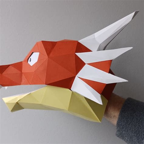 Image result for Paper Dragon Hand Puppet Tutorial