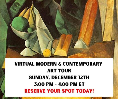 Copy of Virtual Modern Art Tour with Stephen Mead, May 27 2023 | Online ...