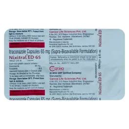 Nixitral ED 65 mg Capsule | Uses, Side Effects, Price | Apollo Pharmacy