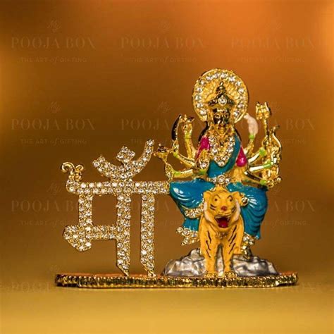Buy Auspicious Metal Mata Rani Figurine Online in India - Mypoojabox.in