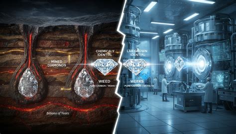 Lab Grown vs Mined Diamonds: What's the Real Difference? – Glazed Diamonds