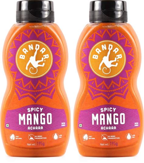 Bandar Spicy Mango Achaar (Pack of 2) Sauces Price in India - Buy ...