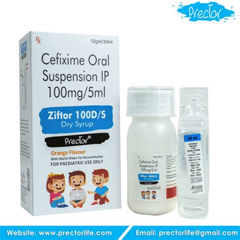 ZIFTOR-100 Dry Syrup Prector Lifesciences