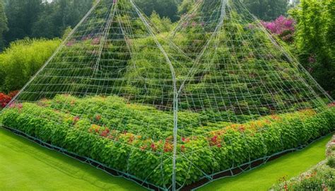 How to Make a Trellis Using Netting 的图像结果