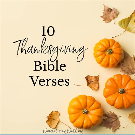Thanksgiving Quotes From The Bible