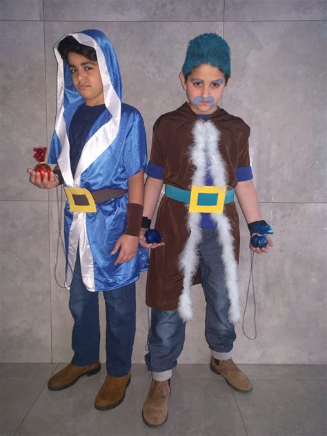 [2021] My brothers low-cost costume of wizard and Ice wizard | Clash ...