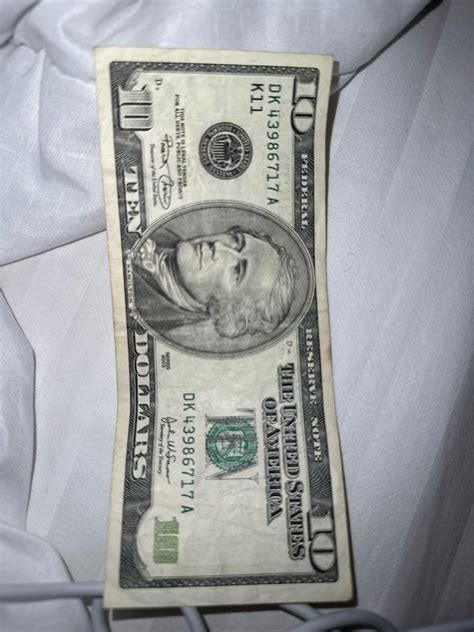 Old 10 dollar bill (2003) worth any more than $10? Thanks I’m advance ...
