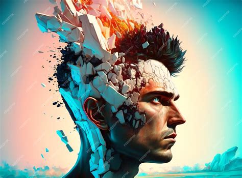 Premium Photo | Digital painting concept art of in thinking psychology ...