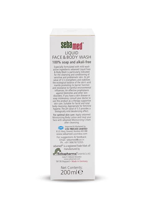 Liquid Face and Body Wash for Sensitive Skin | Sebamed India