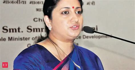Smriti Irani raps CBSE for spelling errors in appreciation letter - The ...