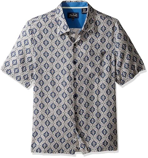 Buy Nat Nast Men's Conversational Print Traditional Fit Silk Blend ...