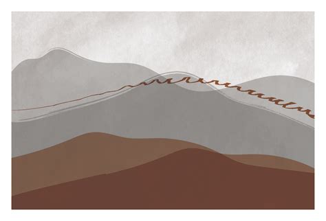 Mountains -17 x 25 - [re]framed Home