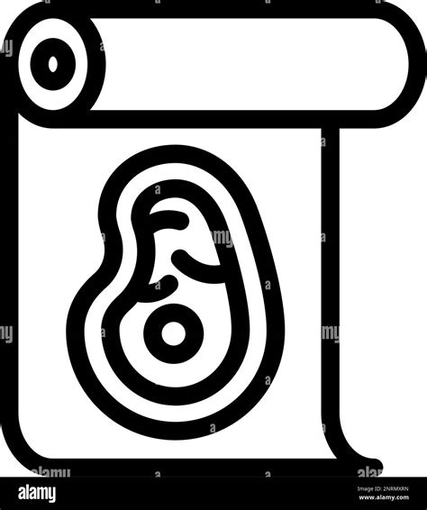 butcher paper line icon vector illustration Stock Vector Image & Art ...