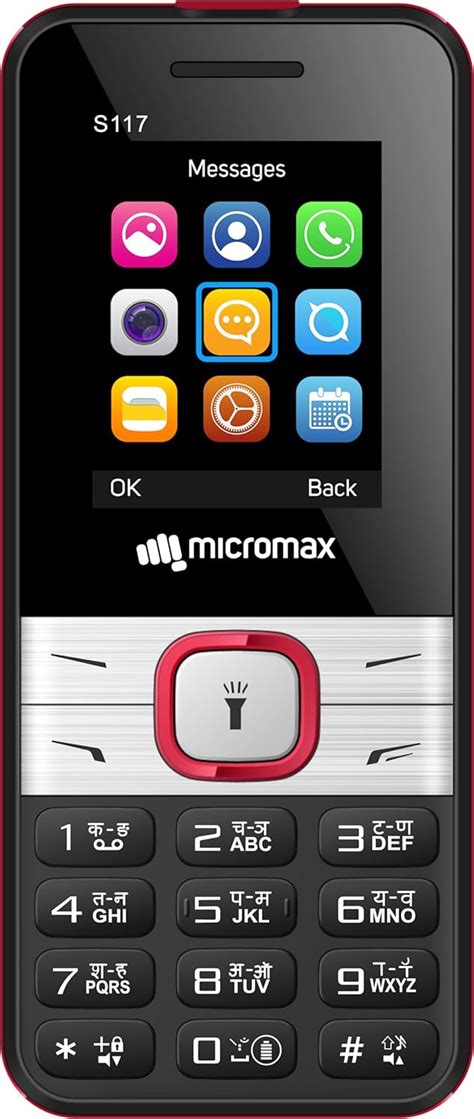 Micromax S117, Dual Sim Keypad with Long Lasting Battery & Dedicated ...