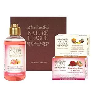 Buy NATURE LEAGUE-Exotic Bath & Body Combo GIFT BOX with 1 Natural ...