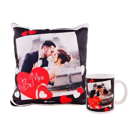 Buy Archies Valentine Love Gifts Ceramic Love Quotation Mug & Cushion ...