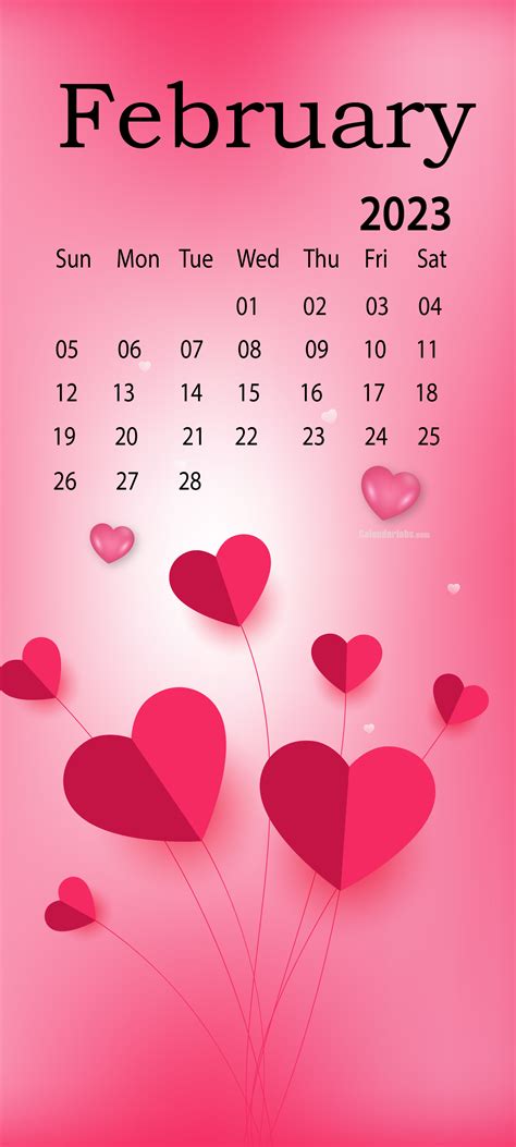 February 2023 Desktop Wallpaper Calendar - CalendarLabs