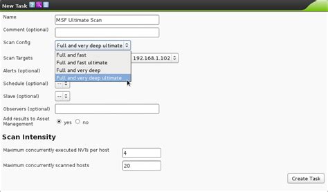 OpenVAS Scan 的图像结果