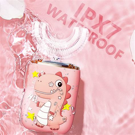Buy Kids Ultrasonic Electric Toothbrush, U-Shaped Toothbrush 6 Gear ...