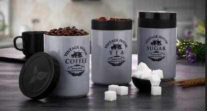 ARV MEGAHOUSE Plastic Tea Coffee & Sugar Container - 800 ml Price in ...