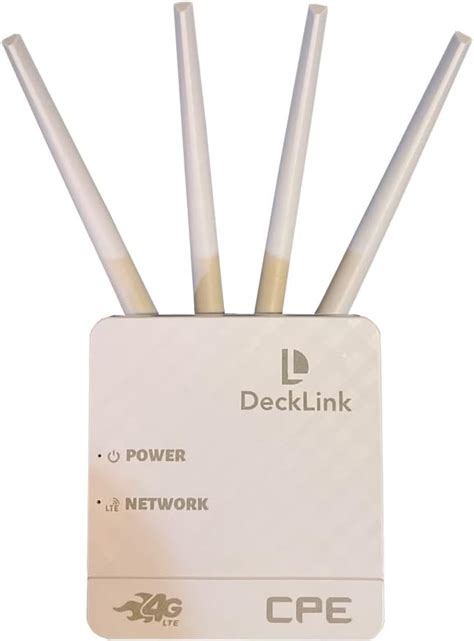 DeckLink 4G SIM Supported 4 Antenna 1200MBPS WiFi Router All 4G/3G/2G ...