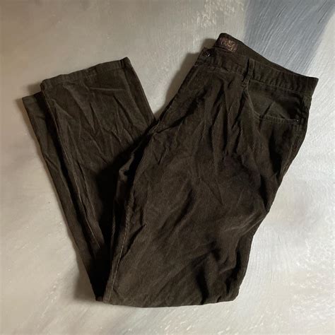 PRONTO UOMO "blue" corduroy pants 40x34 #y2k... - Depop