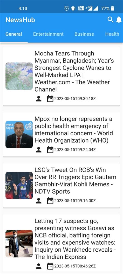 Image result for News App Using API Fetch