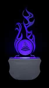 Buy G Gojeeva The Buring Symbol 3D Illusion Night Lamp Comes with 7 ...