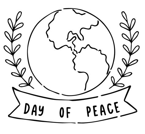 Printable International Day Of Peace coloring page - Download, Print or ...