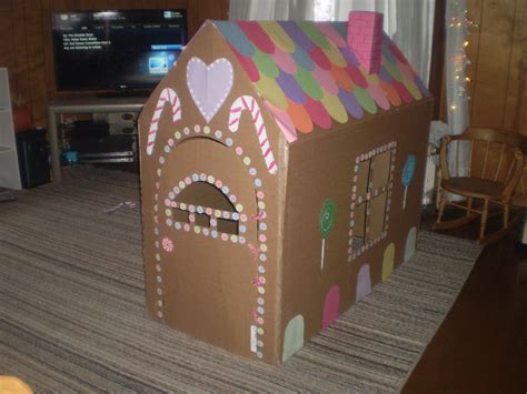Cardboard Gingerbread House