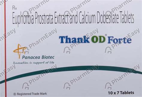 Buy Thank Od Forte Tablet Online at Flat 15% OFF | PharmEasy